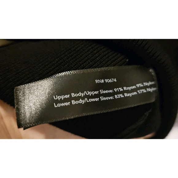 Boston Proper Black Ribbed Zip Up V Neck Bell Sleeve Ruffled Sweater Size XS - Picture 4 of 5